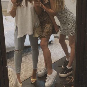 Bright yellow heels